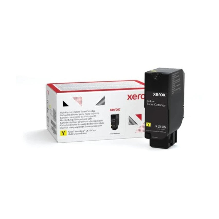 Cartucho Xerox de toner amarillo de alta capacidad para equipo C625