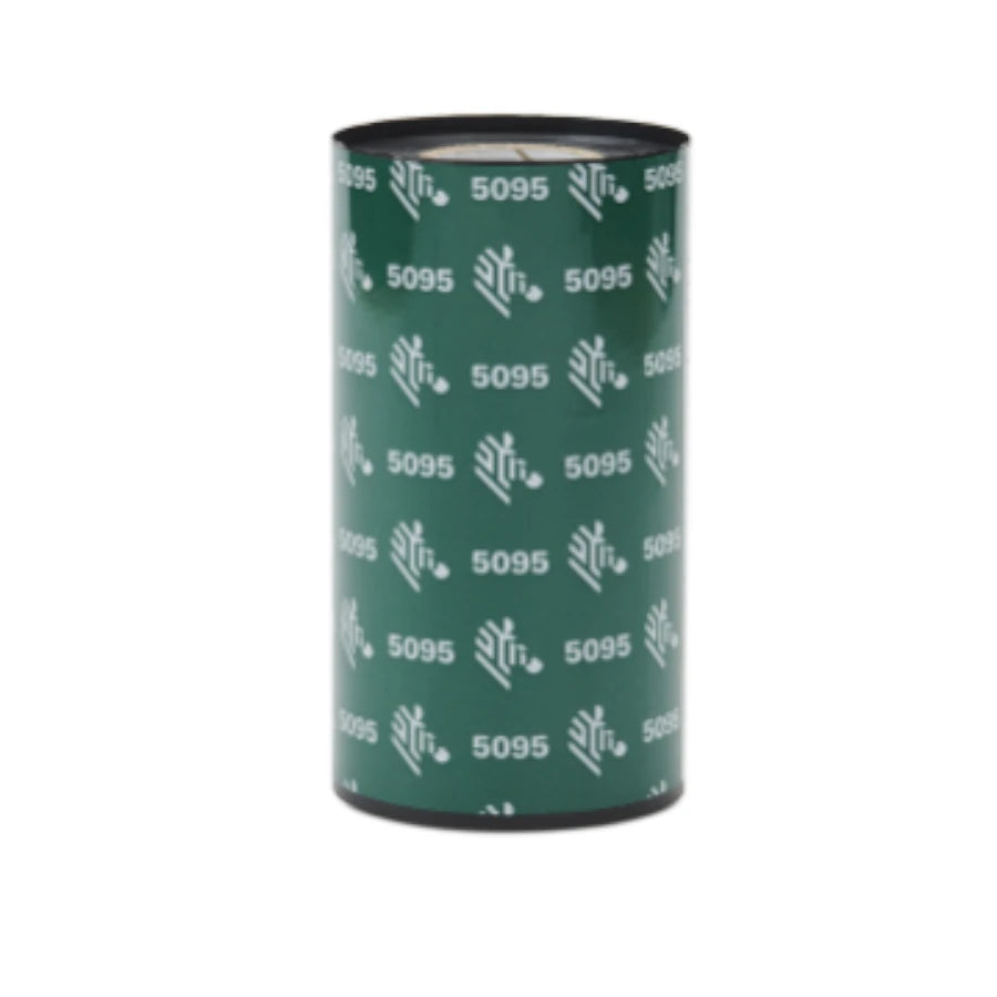 Cinta de Resina Zebra 60mm x 450m (236 Pulgadas x 1476 Pies) 5095ÂAlto Rendimiento Nucleo de 25mm (1 Pulgada) 6/caja