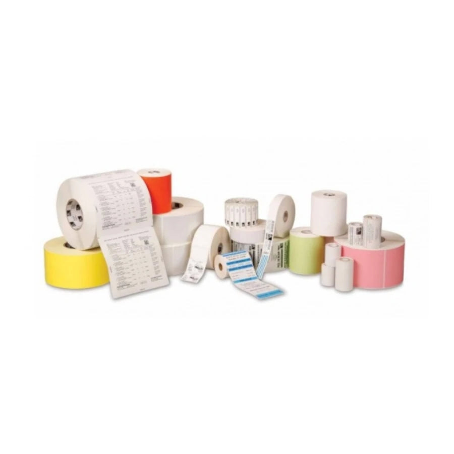Brazalete Zebra Sintetico de 1 x 11 Inch DT Z-Band Ultra Soft adhesiva Permanente Cartucho con 175 brazaleres / Caja / 6 cartuchos