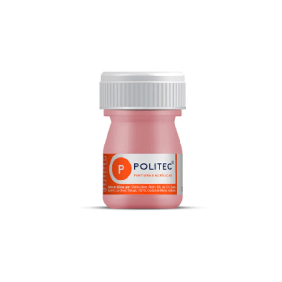 Pintura Acrilica Politec Palo de Rosa 20 ml No 338 caja c/12 piezas 