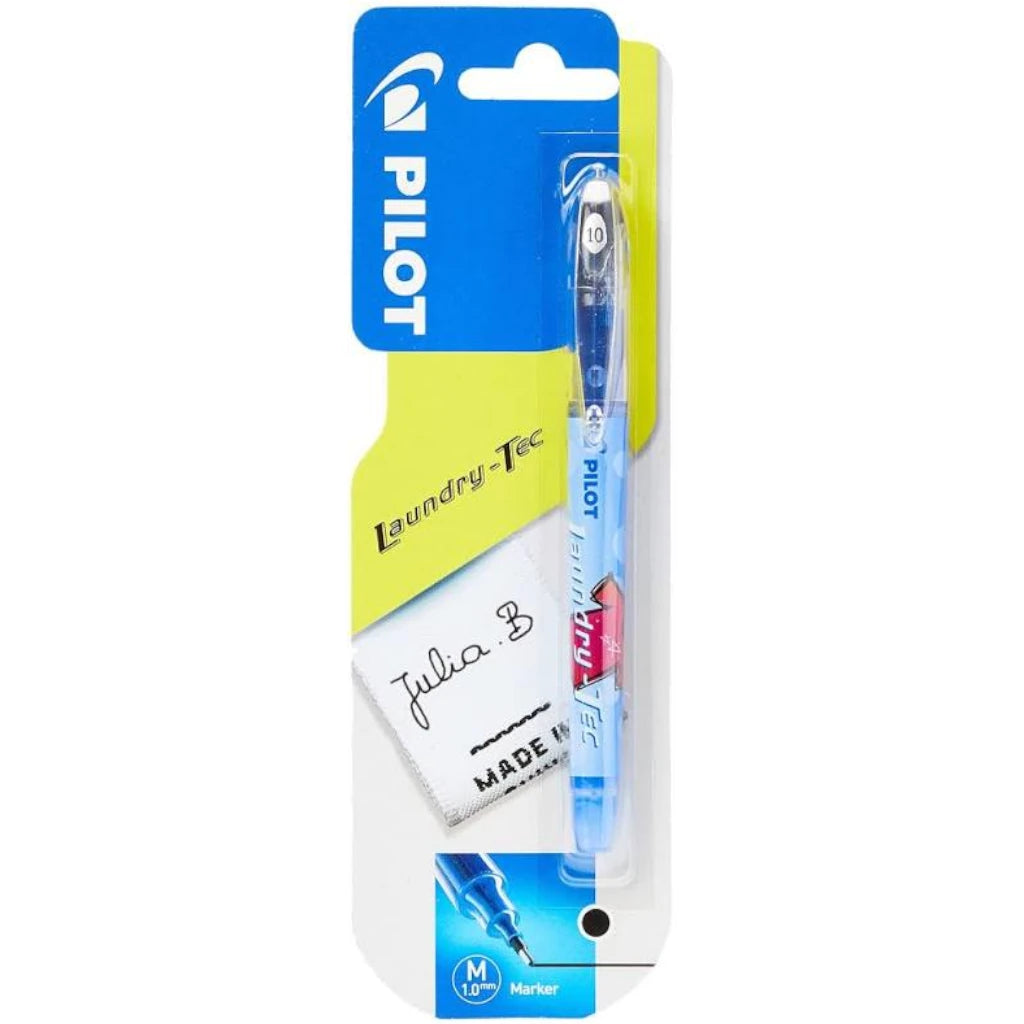 Marcador Pilot TEXTIL Laundry-Tec tinta permanente e impermeable C/12 Pzas