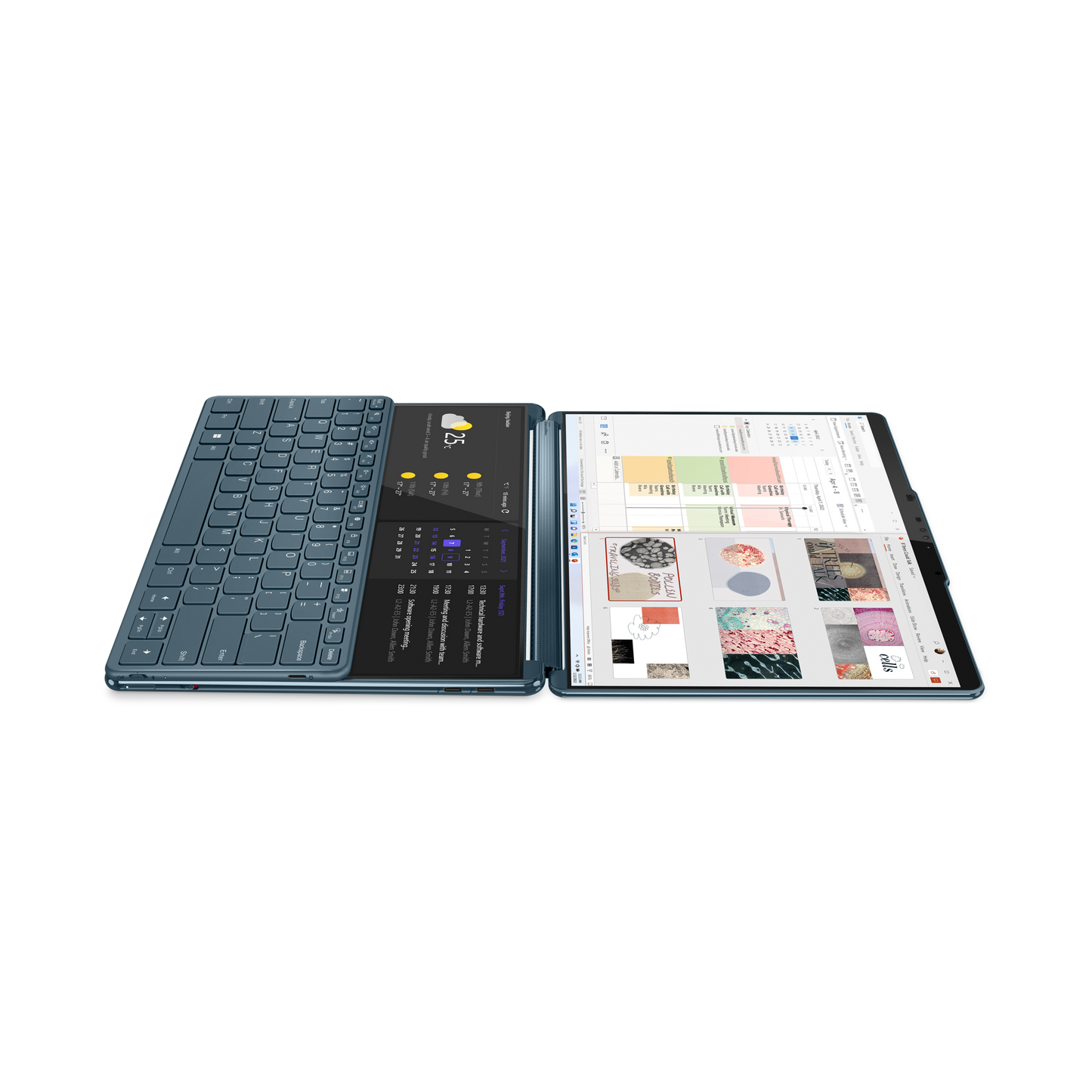 Laptop Lenovo Idea Yoga Book 9 13IRU8 13.3 Touch 2.8K Intel Core i7-1355U 1.70GHz 16GB 1TB SSD Windows 11 Home 64-bit Esp Turquesa