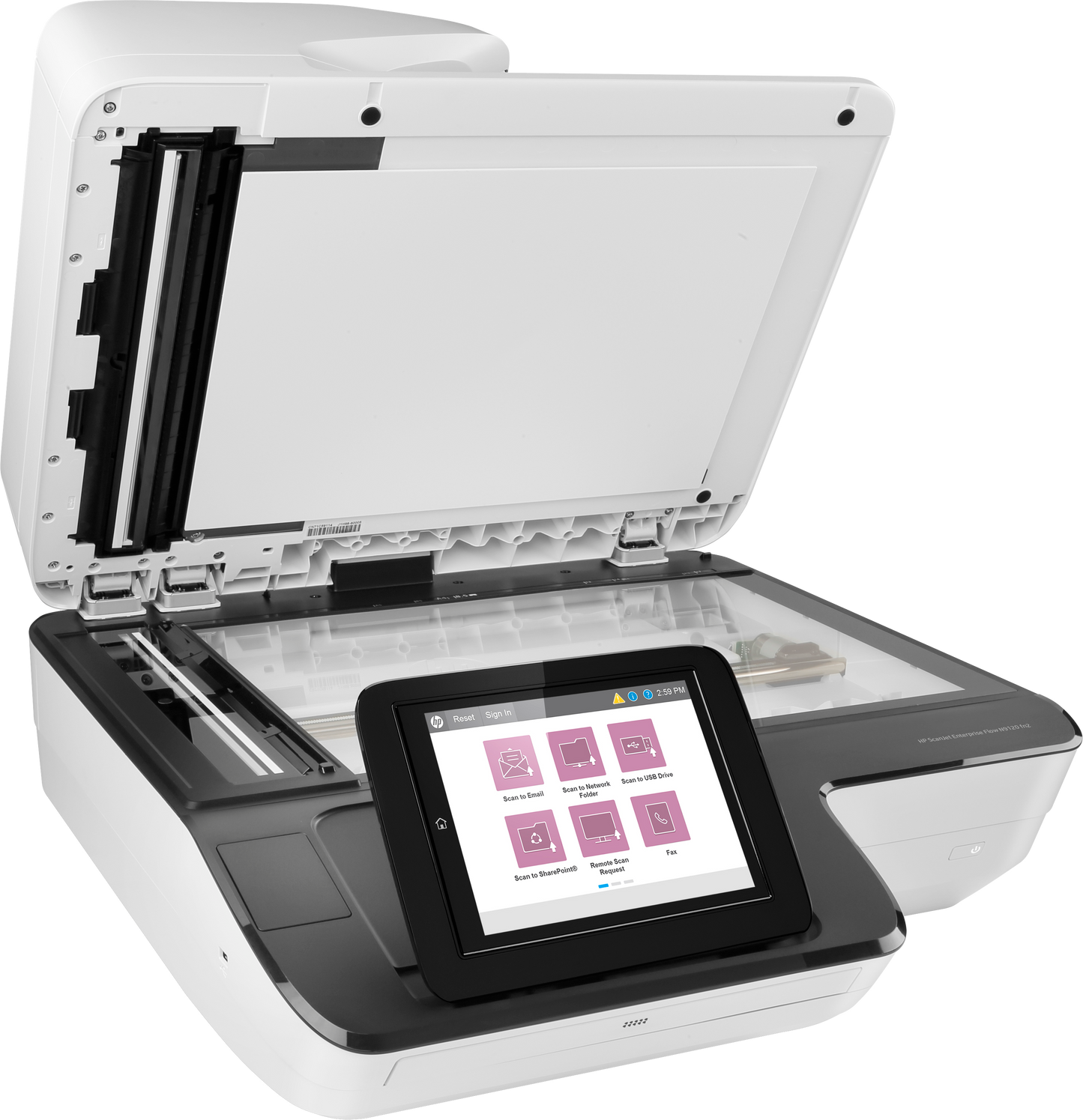Escáner HP ScanJet Enterprise Flow N9120 fn2 Resolución 600 ppi