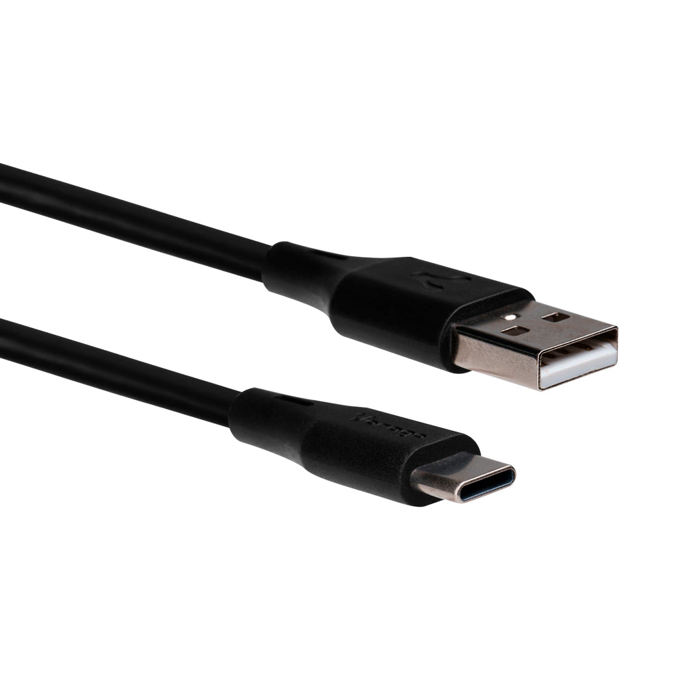 CABLE VORAGO CAB-C01B USB-TIPO C 1 METRO CARGA RAPIDA NEGRO