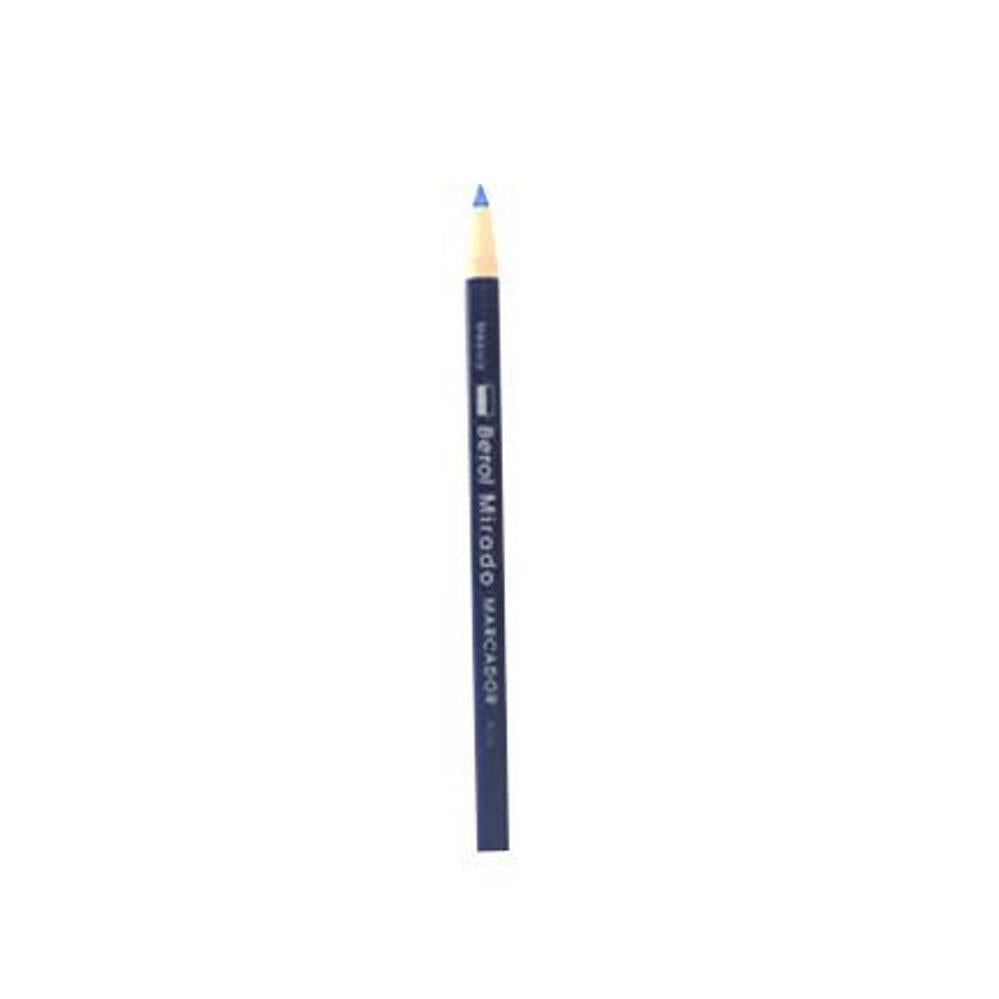 Marcador Cera Berol Mirado 168 Azul Indigo C/12
