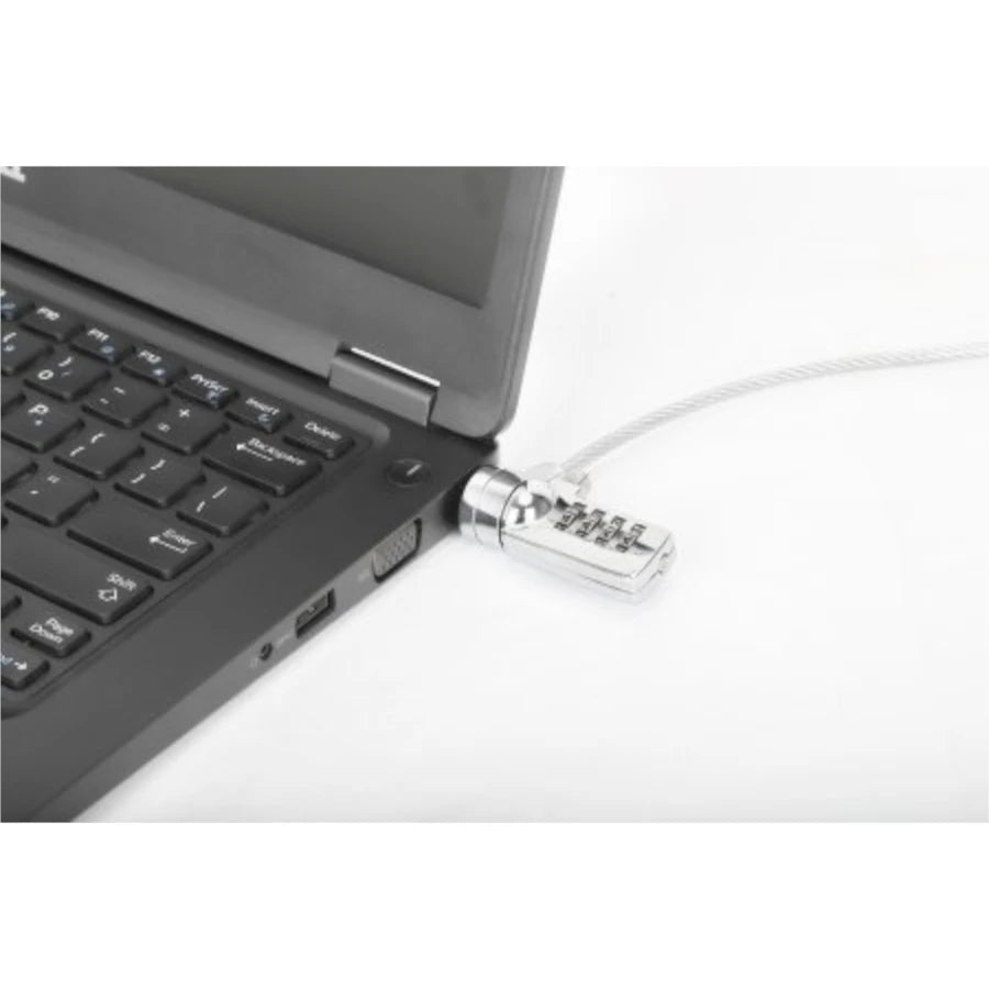 Candado de Seguridad Manhattan Antirrobo para Laptop con Ranura K-slot Combinación 4 Dígitos