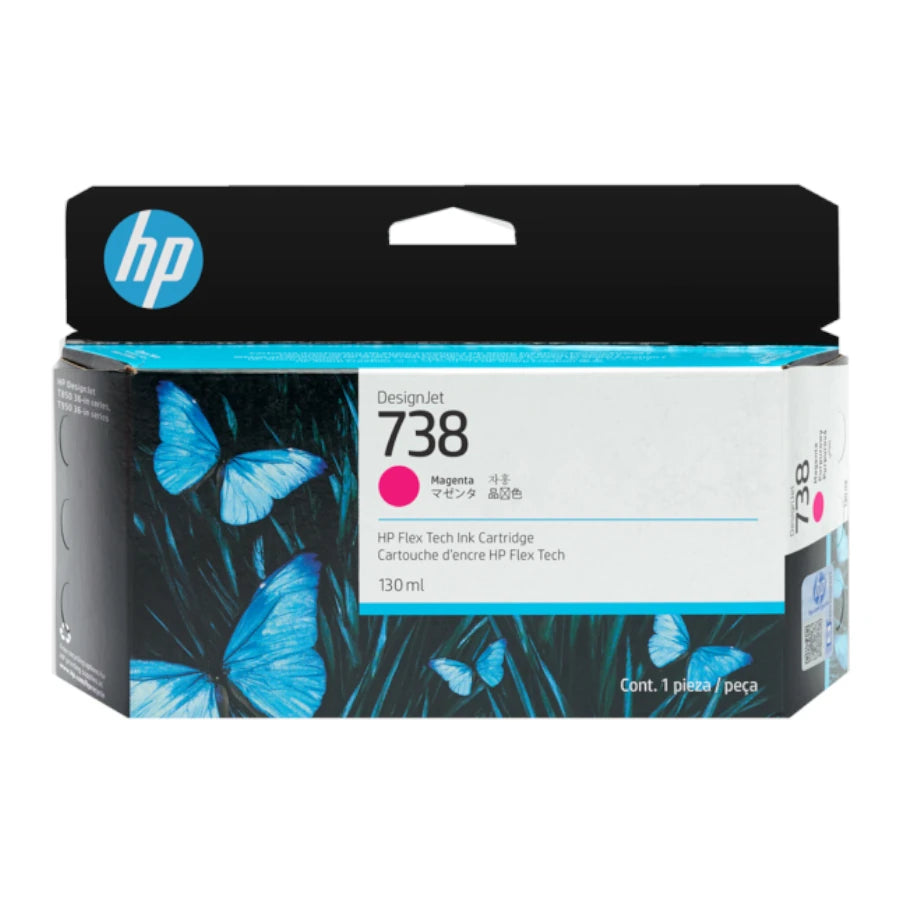 Tinta HP DesignJet 738 130ml Color Magenta