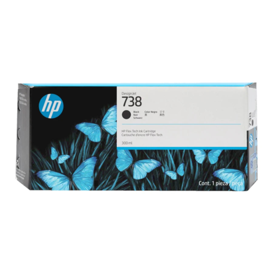 Tinta HP DesignJet 738 130ml Color Amarillo
