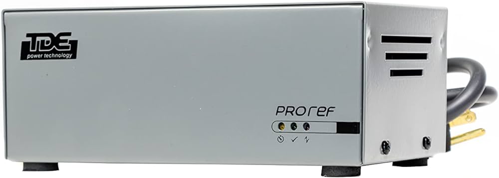 Regulador de Voltaje TDE PRO REF 2000 Gabinete Metalico 1 Contacto Terrizado 2000 w Oprecion 95vac