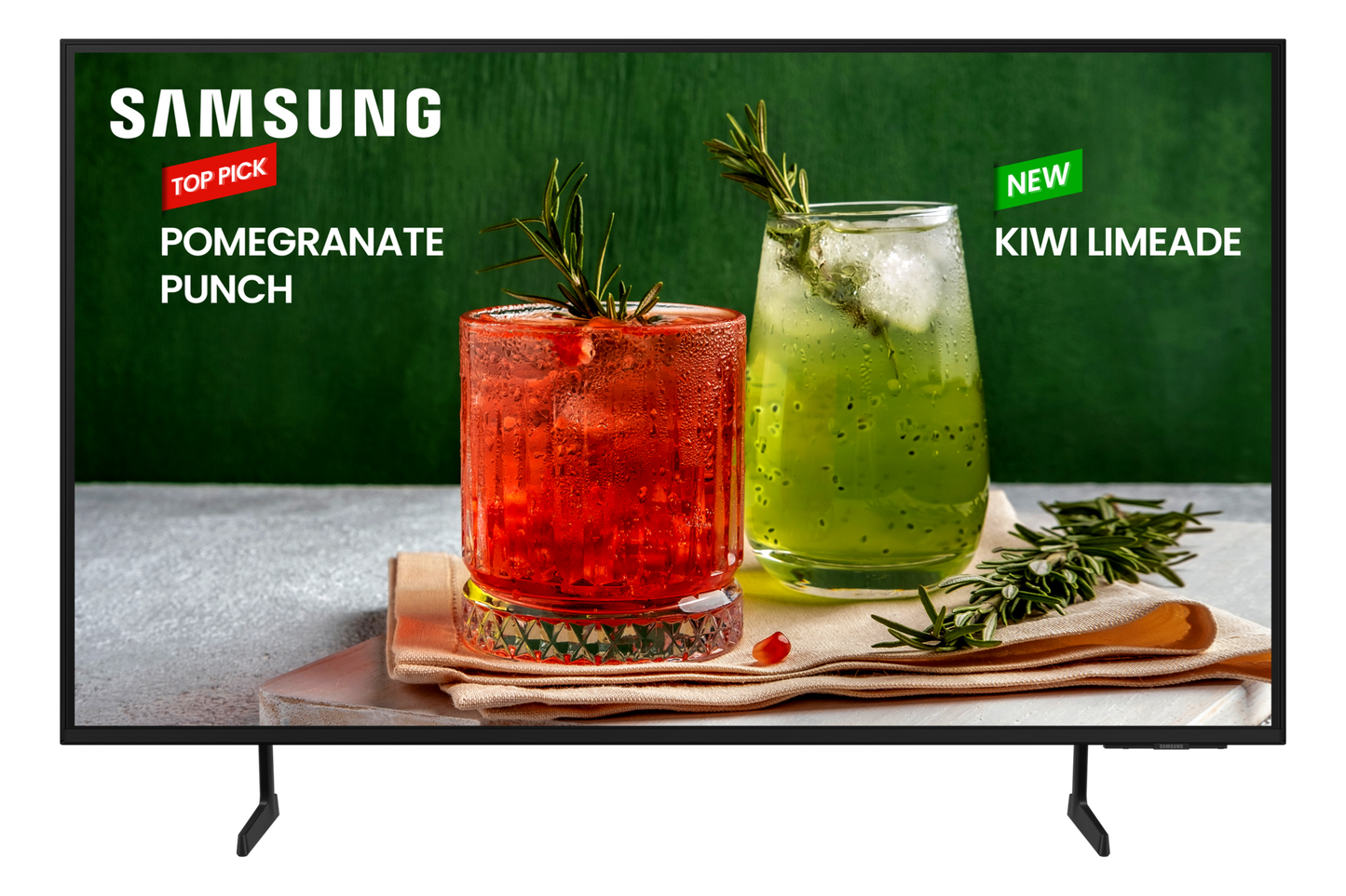 Pantalla Samsung BED-H 55" LED Crystal 4K UHD Resolucion 3840x2160 SMART Admon contenido HDMI/ LAN / WIFI 16/7 3 Años de Garantia