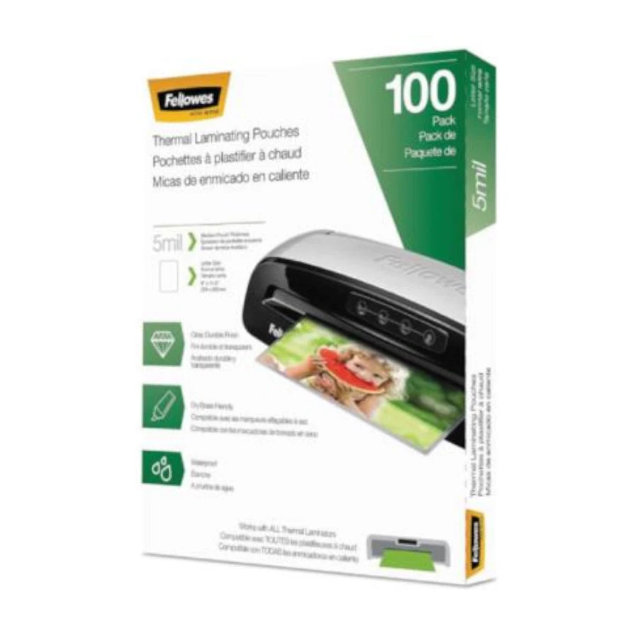 Cubierta Fellowes para Laminadora T/Carta 5 Micras C/100 piezas