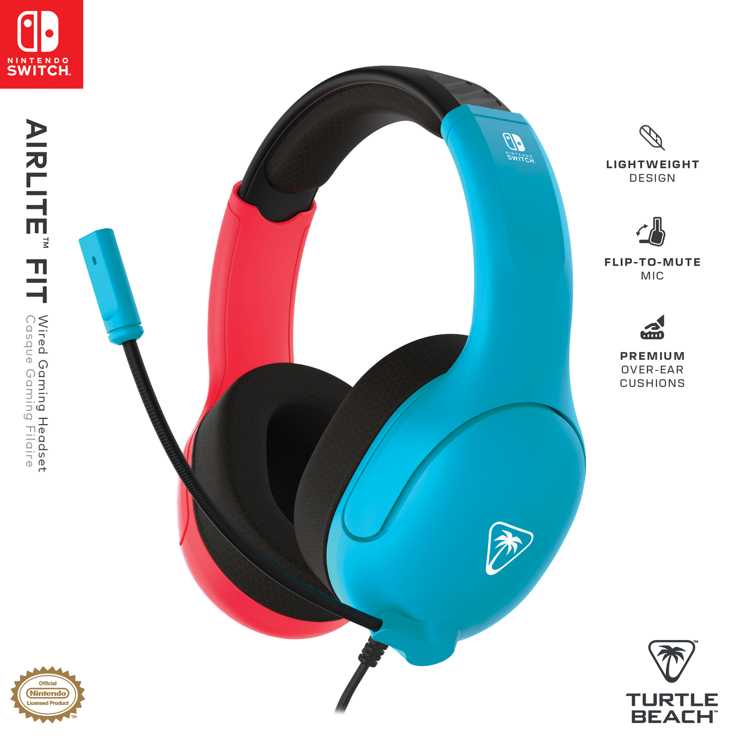 Auriculares de juego con cable Turtle Beach Airlite Fit