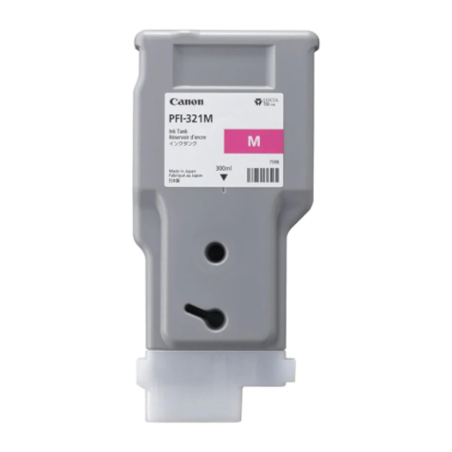 Tinta Canon para Plotter PFI-321 de 300ml Color Magenta