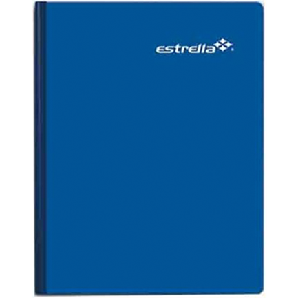 Cuaderno estrella universitario cosido doble raya 100 hjs
