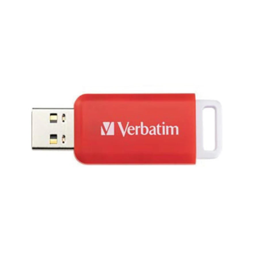 Memoria Verbatim Flash SeaGlass USB de 32 GB Rojo
