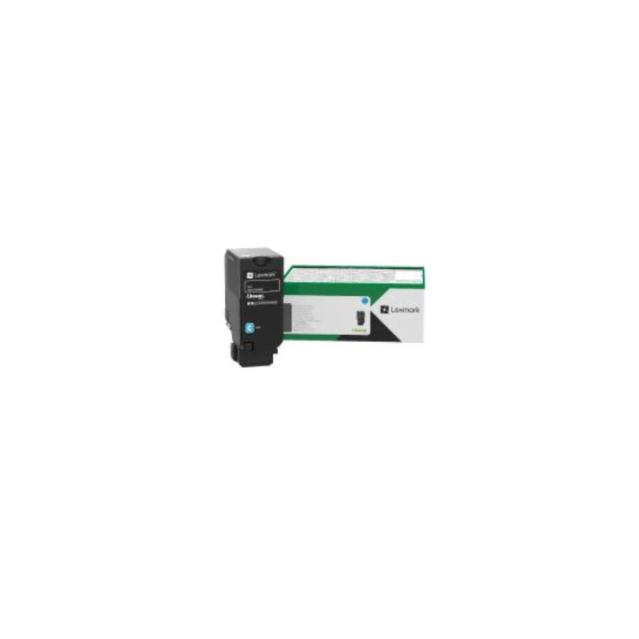 Cartucho de toner Lexmark color cian del programa de devolucion para 5 mil paginas