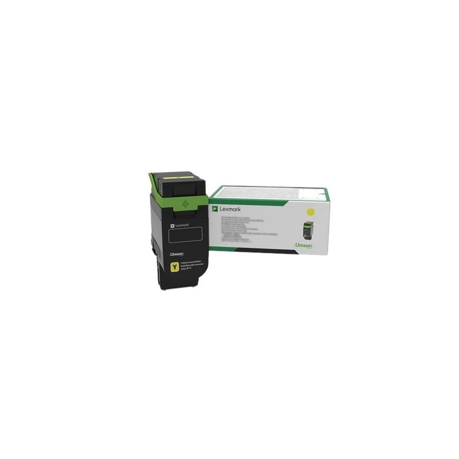 Cartucho de toner Lexmark color amarillo del programa de devolucion para 5 mil paginas