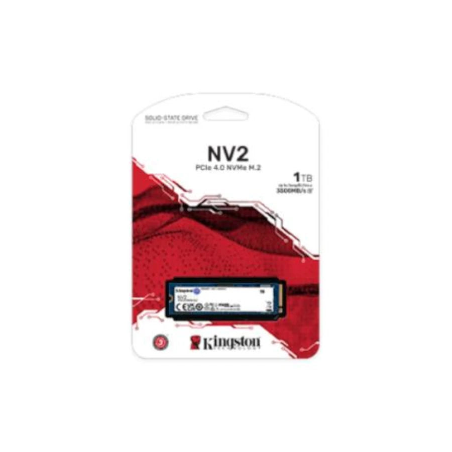 Unidad de Estado Sólido Kingston 1000G NV2 PCIe 4.0 NVMe SSD