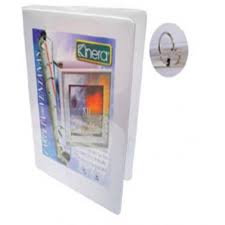 Carpeta kinera vinil aro "o" 1/2" blanca