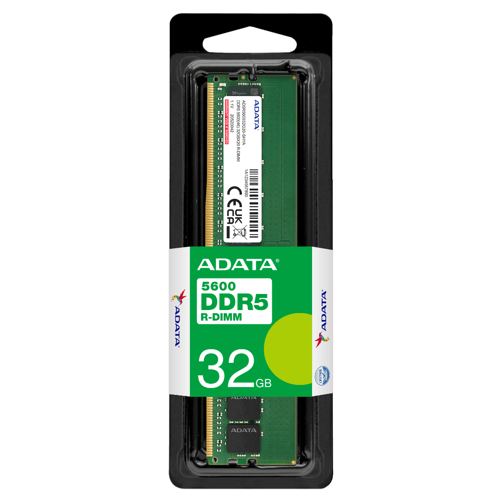 Memoria Ram Adata de 32GB DDR5 R-DIMM 5600MHz CL46
