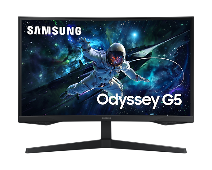 Monitor Samsung 27" Gaming Odyssey G55C QHD 2560 x 1440 165HZ VA CURVO 1000R G5