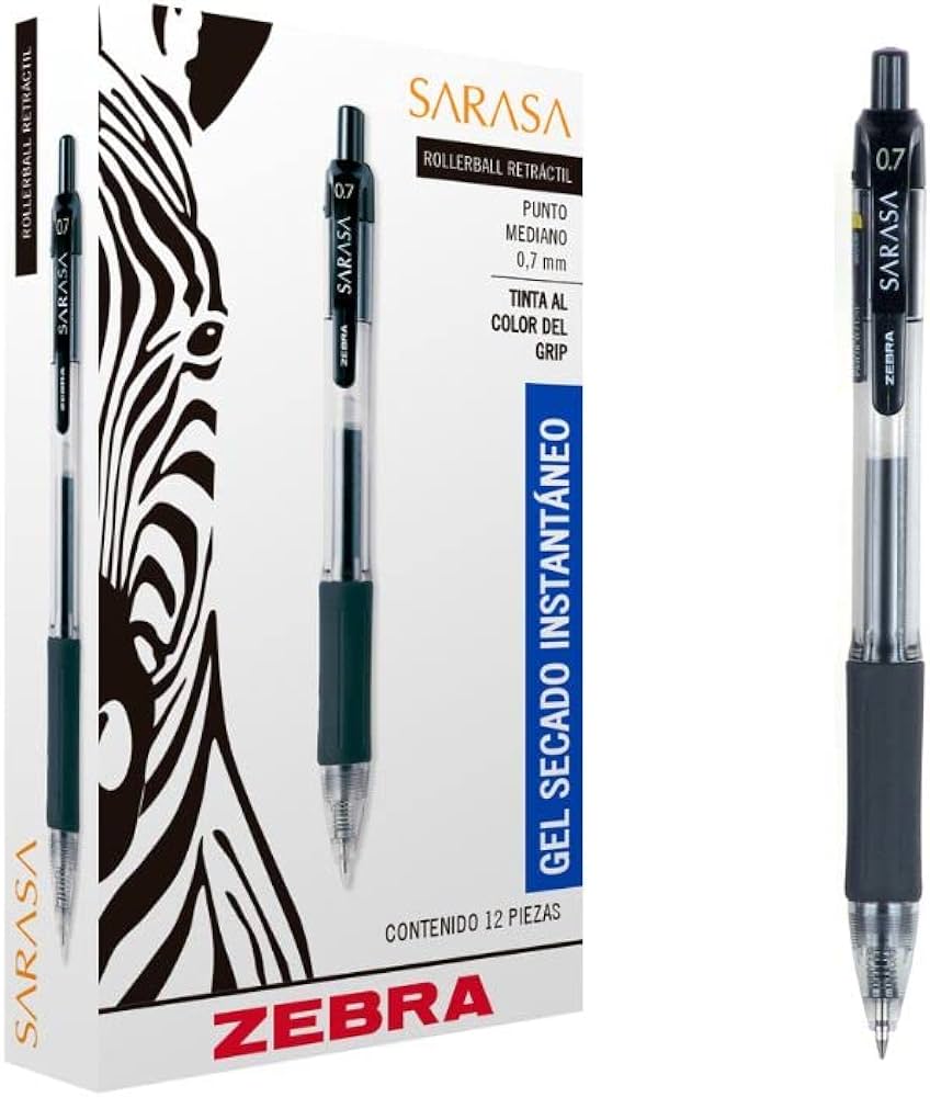 Rollerball tinta gel sarasa grand blanco