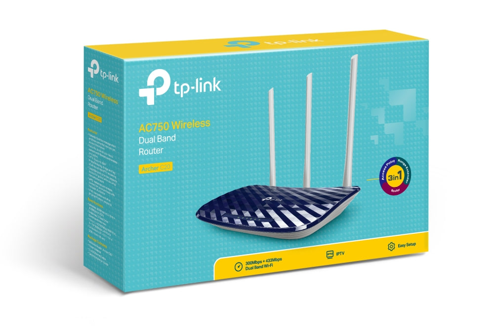 ROUTER TP-LINK WIRELESS BANDA DUAL AC750