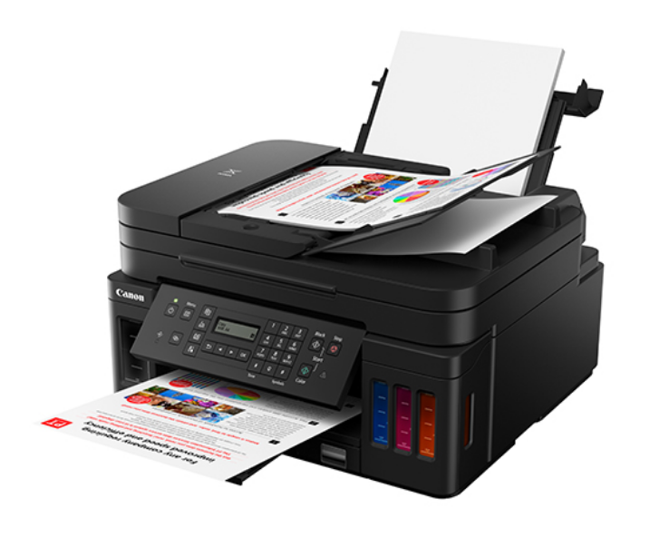 Multifuncional Canon Pixma G7010 Color Tinta Continua 4 en 1 Wi-Fi/ADF/Ethernet/Wireless direct