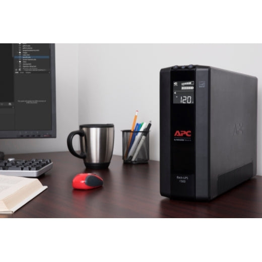 Back UPS APC Pro BX 1500VA 10 Salidas AVR LCD Interfaz LAM 60Hz