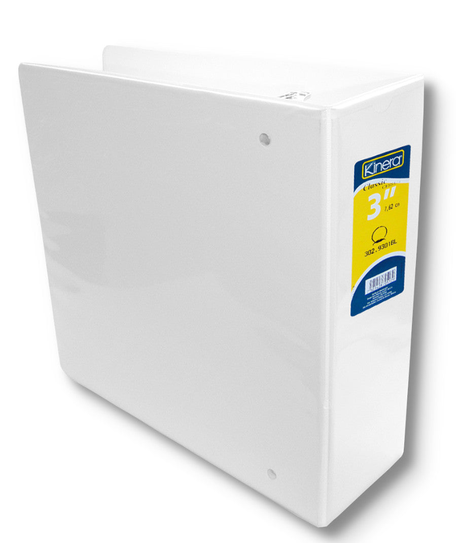 CARPETA KINERA VINIL ARO "D" 3" BLANCA