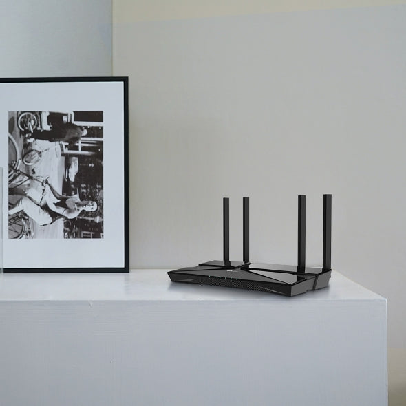 Router TP-Link AX1800 Dual-Band Wi-Fi 6 574 Mbps at 2 4 GHz 1201 Mbps at 5 GHz 4x Antennas