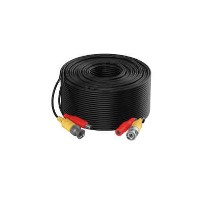 Cable Dahua para Video y Alimentación de 50m Cobre de Alta Pureza con Conectores BNC 4K Soporta AHD/CVI/TVI/CVBS Negro