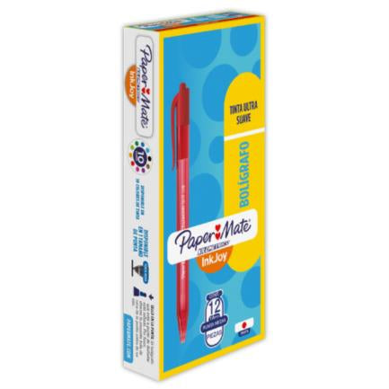 Bolígrafo Pelikan Pointec Punto Mediano 0.7mm Color Rojo C/12 Pzas