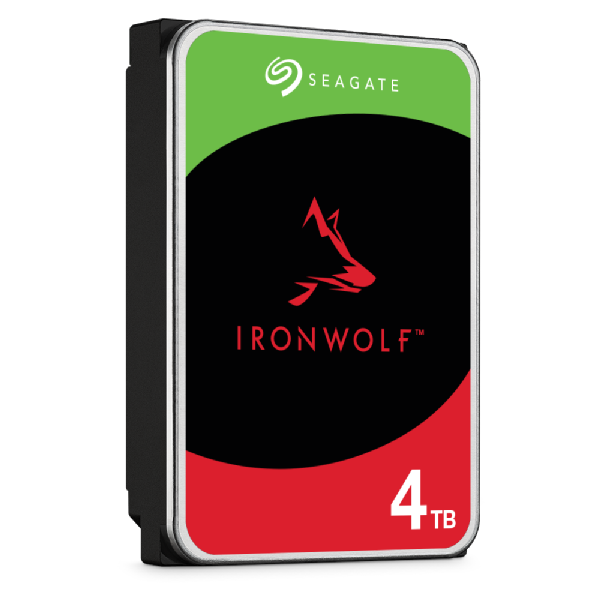 Disco Duro Seagate IronWolf 4TB 3.5" 5400RPM SATA lll 6 Gbit/s Cache 256MB de 1-8 Bahias para NAS