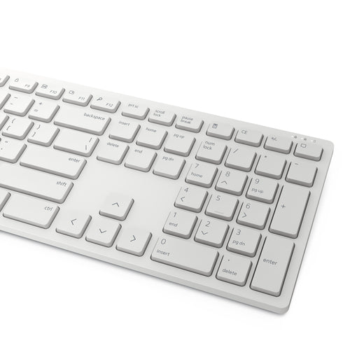 Teclado y mouse Dell Pro KM5221W RF inalámbrico Español Blanco