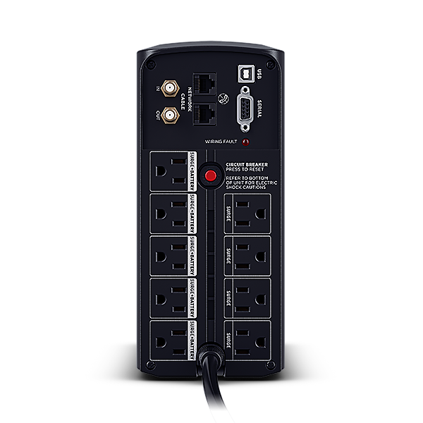 UPS CYBERPOWER 1000VA 600W 9 CONT PANTALLA LCD INTELIGENTE M