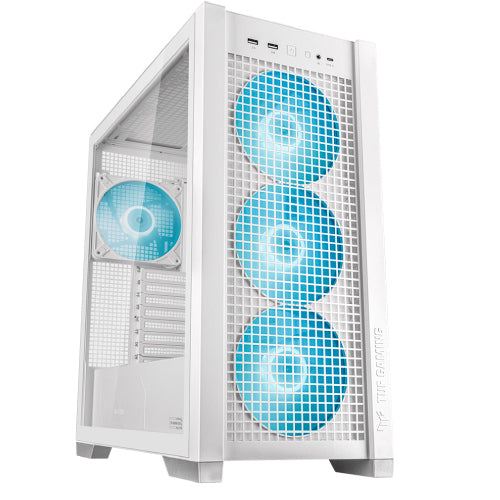 Gabinete Gamer Asus TUF Gaming GT302 ARGB Black Media Torre EATX ATX mATX ITX Vidrio Templado 3xFan ARGB Negro