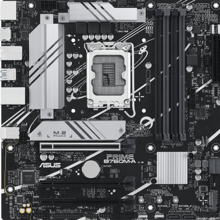 Tarjeta Madre ASUS PRIME B760M-A-CSM S1700 MAX 128GB 4XDDR5 2XHDMI DP