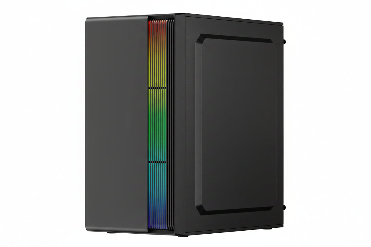 Gabinete Acteck Fusion II GI440 Micro ATX con Fuente 500W Negro