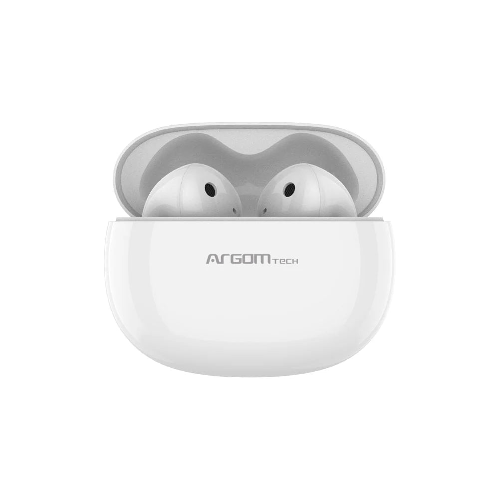 Imagen Audifonos Inalambricos Argomtech Skei Pods E56 Color Blanco