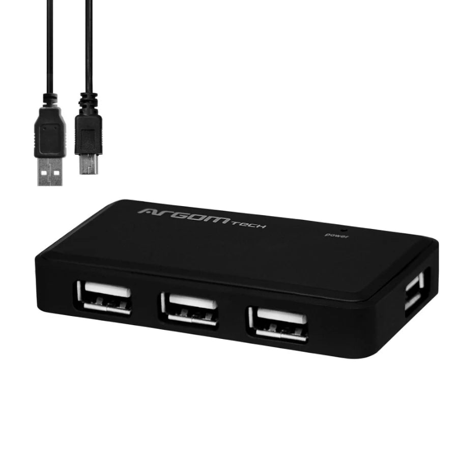 Mini Hub Argomtech de 4-puertos USB 2.0