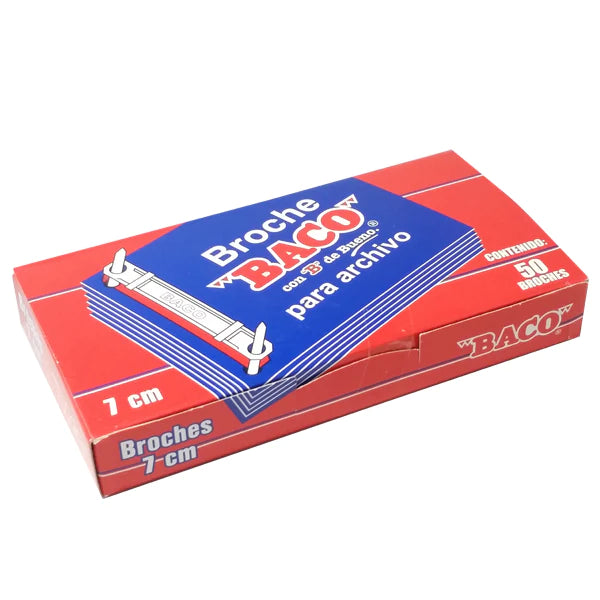 Broche Baco Archivo 7 Cms C/50