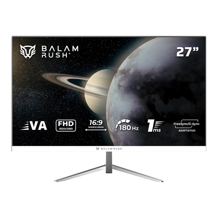 Monitor Acteck 27" Gaming Plano Titan MTG27Y FHD 180Hz Legend Blanco