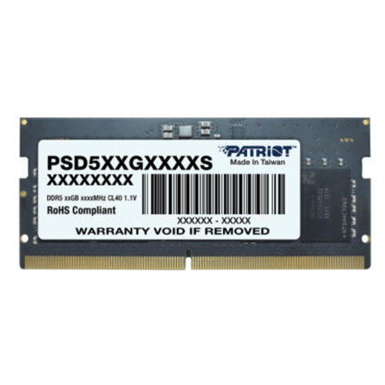 Memoria Patriot SODIMM DDR5 Signature 16GB 4800MHZ CL40