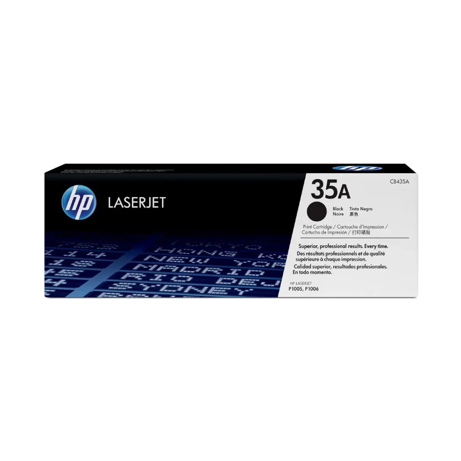 HP Cartucho de tóner negro 35A LaserJet P1005, P1006 (CB435A)
