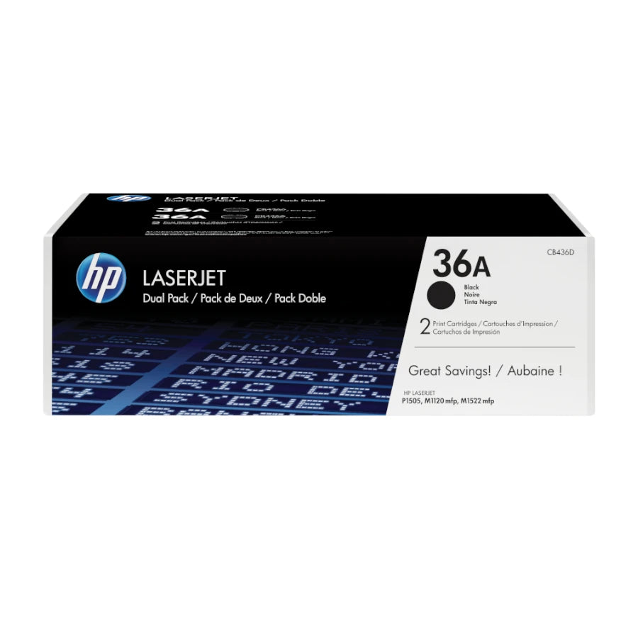 Toner hp p1505 negro dual pack