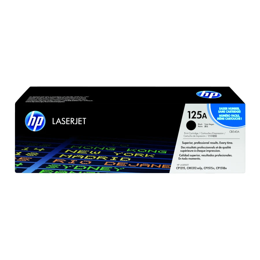 HP Cartucho de tóner original LaserJet 125A negro (CB540A)