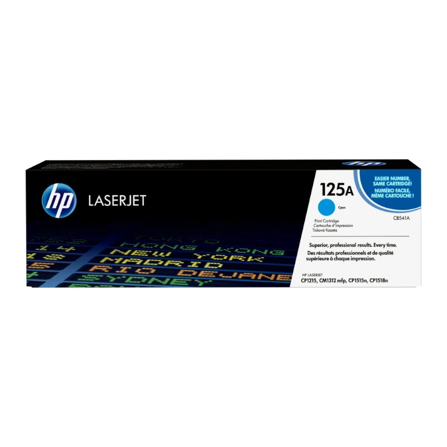HP Cartucho de tóner original LaserJet 125A cian (CB541A9)