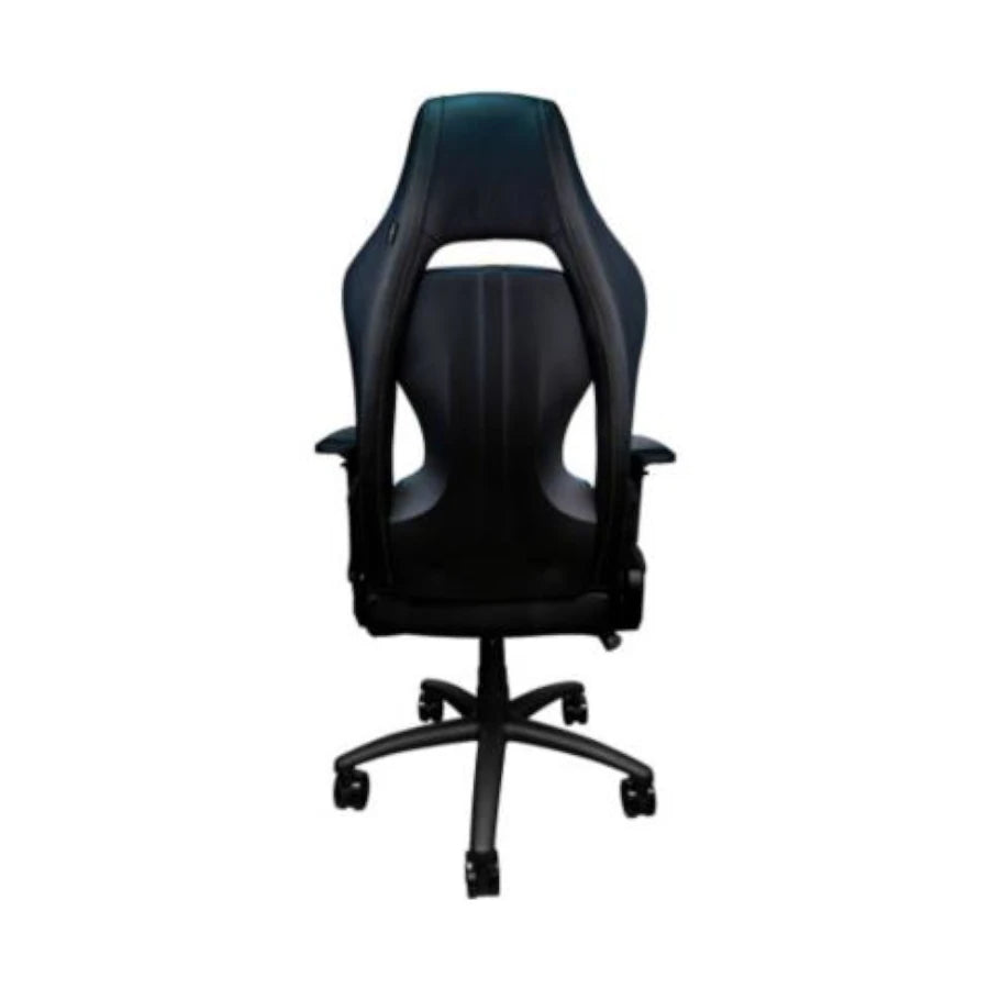 Silla Game Factor CGC650 Tapizado Automotriz Reclinable Descansa Brazos 4D Altura Ajustable Frenos Color Negro-Amarillo