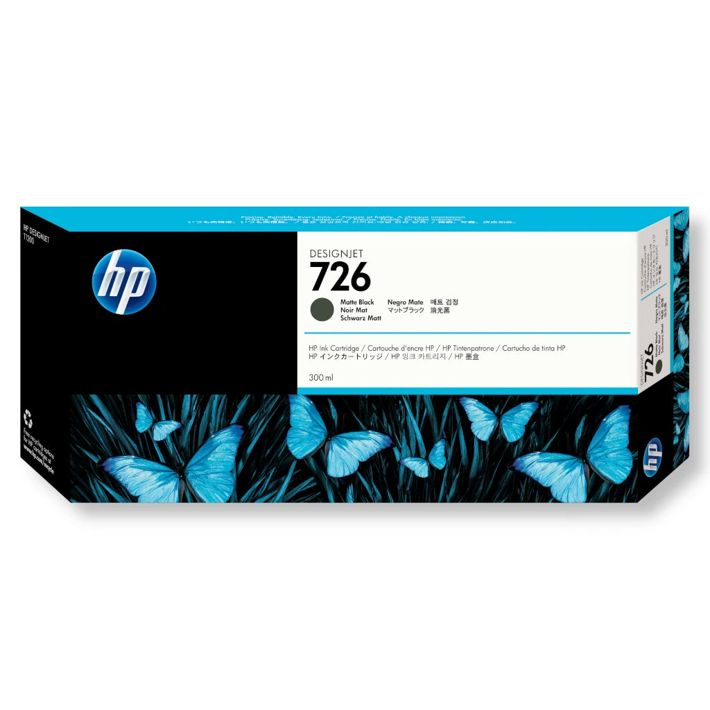 Cartucho de Tinta Original HP 726 Negro Mate